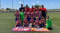 El Benjamín B del Atlético de Madrid