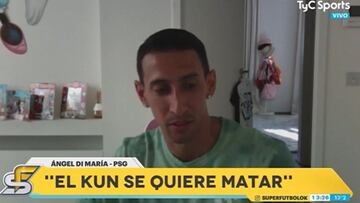 Lo que pasó en plató después de la frase bomba de Di María sobre el Kun: otra estocada al culé...