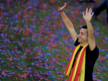 Xavi es leyenda del barcelonismo.