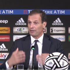 Allegri le da un 'palo' a sus jugadores: "No puedo aceptar este tipo de cosas"