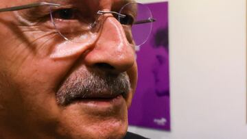 Kemal Kilicdaroglu, presidential candidate of Turkey's main opposition alliance, walks at the Republican People's Party (CHP) headquarters on election night in Ankara, Turkey May 15, 2023. REUTERS/Yves Herman