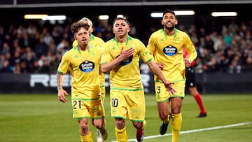 Yeremay, celebrando el 0-1.