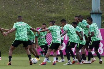 Atlético Nacional entrenó pensando en el partido frente al Independiente Medellín por la décima fecha de la Liga Águila. EL 'clásico paisa' se disputará el sábado a las 3:15 p.m. 