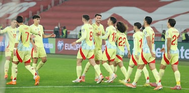 Tremendo el pase que filtró Fabián con un toque sutil para dejar en el mano a mano a Zubimendi dentro del área, que definió de forma exquisita con un balón picado ante Mamardashvili. 
