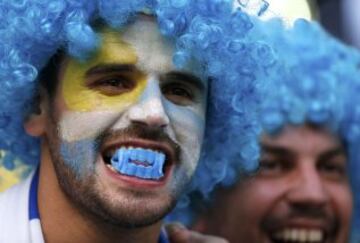 Colombia-Uruguay en imágenes