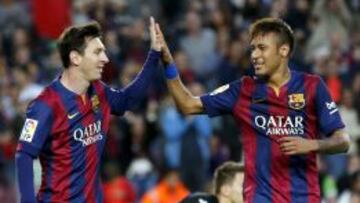 Messi y Neymar