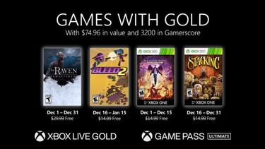 Juegos gratis de diciembre en PS Plus, Xbox Gold, Prime Gaming y Stadia Pro