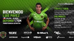 FC Júarez le da la bienvenida a Luís Pavez