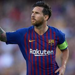 Cuando Messi arranca con hat-trick, el Madrid es campeón