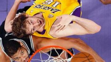 <b>LA HORA DE LA AGRESIÓN. </b>En la final de Conferencia, eres el cazador, o eres la presa: Gasol y Duncan.