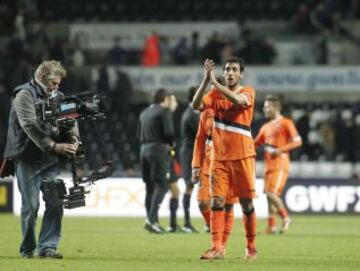Parejo tras finalizar el encuentro.