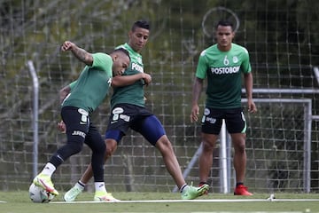 Atlético Nacional entrenó con la mira puesta en el partido ante Deportivo Cali en el Atanasio Girardot por la fecha 4 de los cuadrangulares de Liga BetPlay