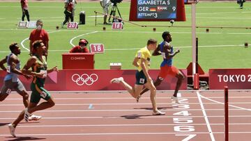 Anthony Zambrano clasifica a las semifinales de los 400m masculino en Tokio 2020.