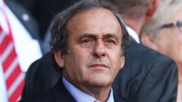 Platini, presidente de la UEFA.