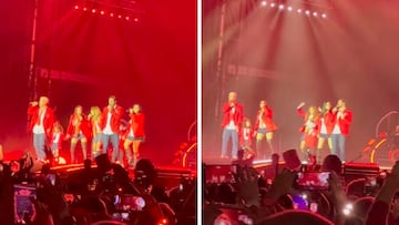 Video: Anahí y Dulce María suben al escenario a sus hijos en show de RBD en el Foro Sol