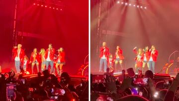 Video: Anahí y Dulce María suben al escenario a sus hijos en show de RBD en el Foro Sol