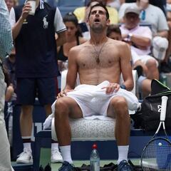 Djokovic vence al calor y a un valiente Fucsovics para pasar