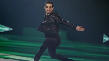 Imagen de Javier Fernández durante el espectáculo sobre hielo Revolution on Ice.