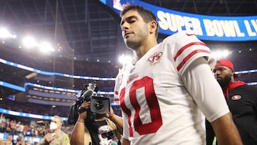 El agente de Jimmy Garoppolo negó que el quarterback salga de 49ers y sentenció que los reportes de su reunión con Tom Brady en Tampa Bay son falsos.