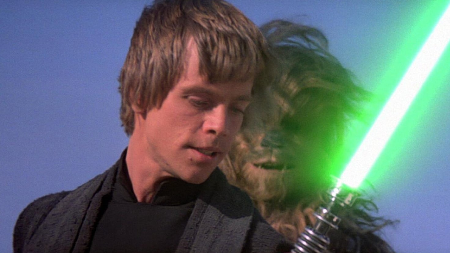 Why did Luke Skywalker s saber change from blue to green in Star