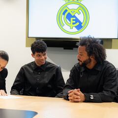 Enzo Alves, hijo de Marcelo, renueva con el Real Madrid