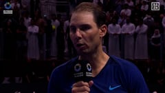 Nadal delivers heartbreaking final speech in his last singles match