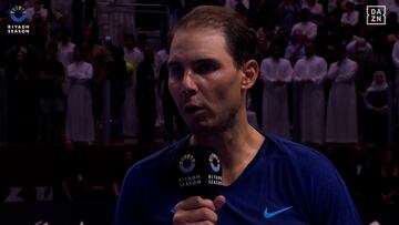 Nadal delivers heartbreaking final speech in his last singles match