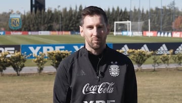 El capitán de la albiceleste habló en las redes sociales de la selección y valoró como llega el grupo a las Eliminatorias y la Copa América.