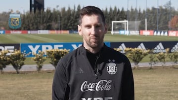 El capit&aacute;n de la albiceleste habl&oacute; en las redes sociales de la selecci&oacute;n y valor&oacute; como llega el grupo a las Eliminatorias y la Copa Am&eacute;rica.