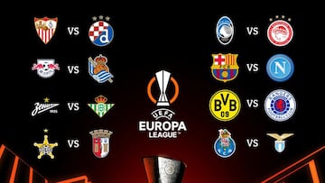 Dieciseisavos de Europa League: partidos, fechas, calendario y cu¨¢ndo se juegan los octavos