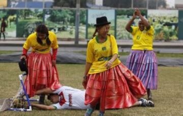 Fútbol en el mercadillo