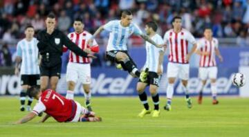 Ángel Di María y Raúl Marcelo Bobadilla.