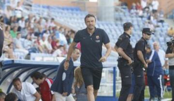 TROFEO COLOMBINO 
RECREATIVO DE HUELVA  -  BARCELONA 
LUIS ENRIQUE .