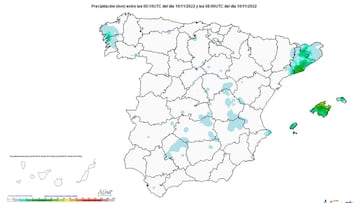 La AEMET anuncia la llegada de otra DANA: estos son los lugares afectados