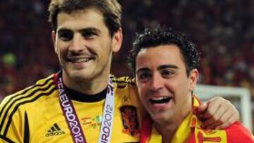 Iker y Xavi: "Se reconoce a una generación y al fútbol español"
