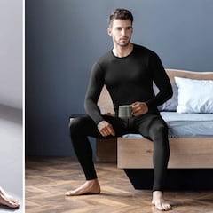 El set de ropa térmica para hombre que es un éxito en Amazon: camiseta y pantalón en cinco colores