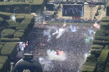 La Fan Zone de los parisinos.