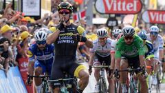 Los españoles en el Tour: Movistar intentó los abanicos