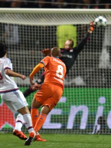 0-1. Sofiane Feghouli marcó el primer tanto.