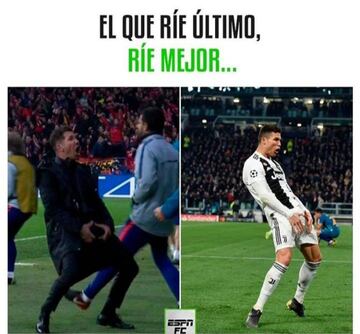 Los mejores memes del Juventus-Atlético de Madrid