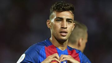 Munir en su etapa como jugador del Barcelona.