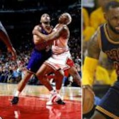 Dos épocas (LeBron-Curry vs Rodman-Barkley) en guerra