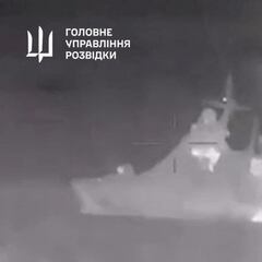 Ucrania hunde el barco militar Sergey Kotov