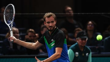 Daniil Medvedev y Andrey Rublev cierran la primera jornada del grupo rojo.