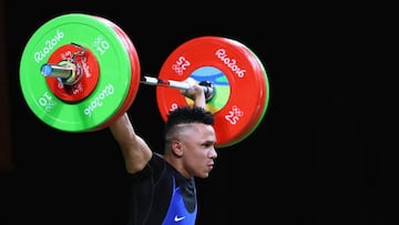 La presión le gana a Mosquera que es cuarto en los 69 kg