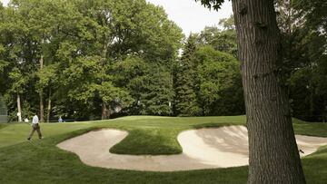 Imagen del Winged Foot Golf Club de Nueva York durante el US Open de 2006.