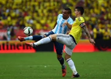 Colombia y Argentina transpiraron buen fútbol en el Metropolitano