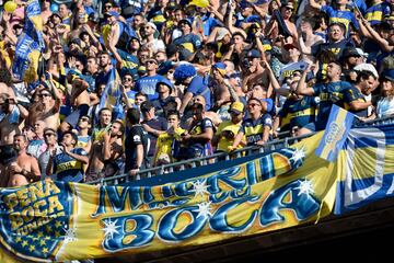 Boca Junior fans at Camp Nou.