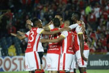 Arrechea, Morelo, Borja, Quiñones y un autogol prendieron la fiesta en El Campín.