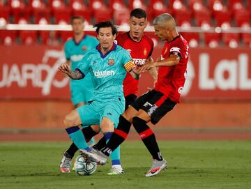 Leo Messi y Salva Sevilla.